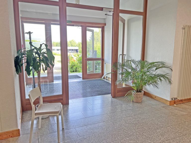 Empfangsraum der Praxis